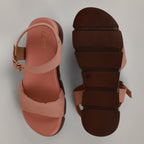 Paly Flatform Sandals - Pink