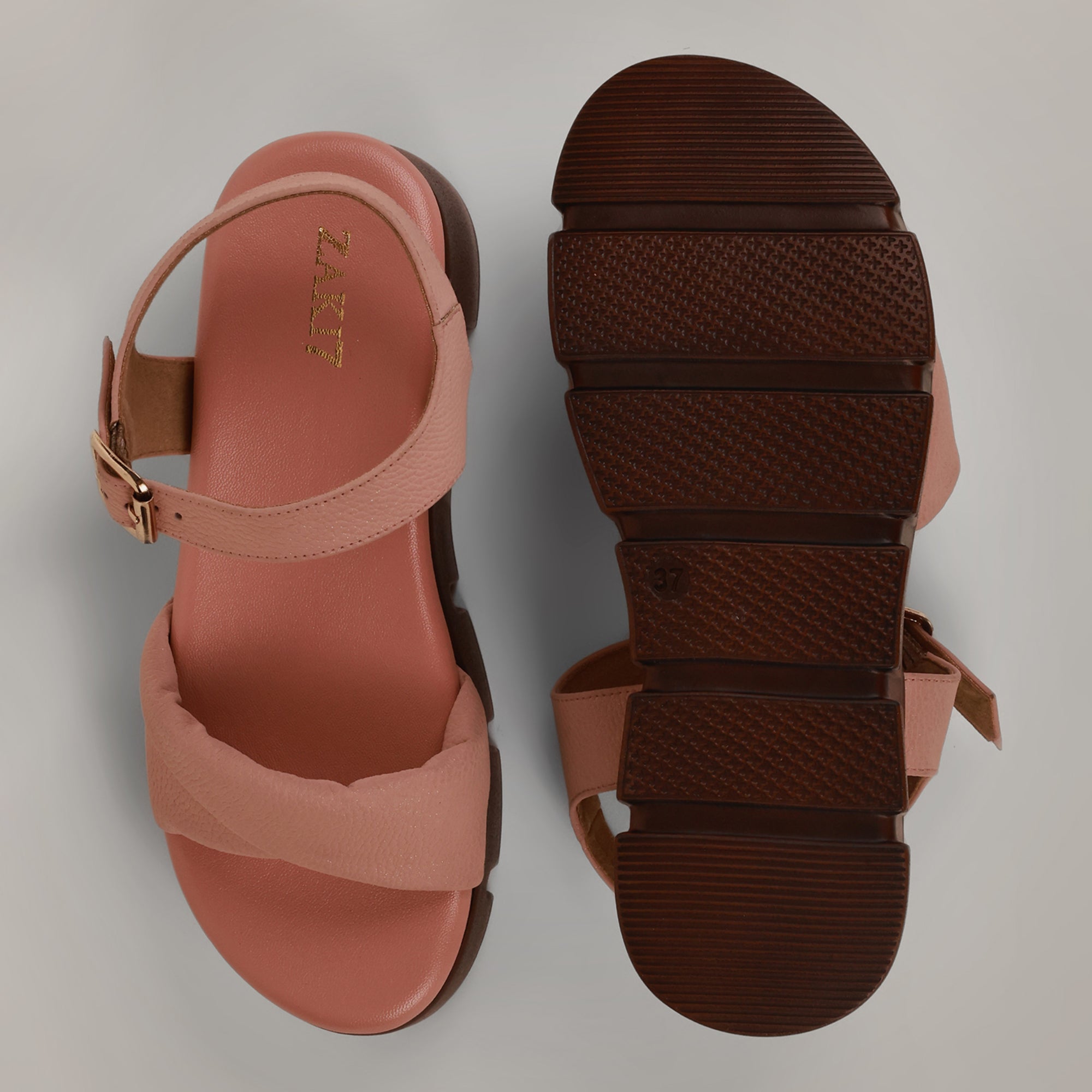Paly Flatform Sandals - Pink