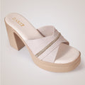 Lyana Platform Heels - Beige