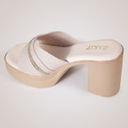 Lyana Platform Heels - Beige