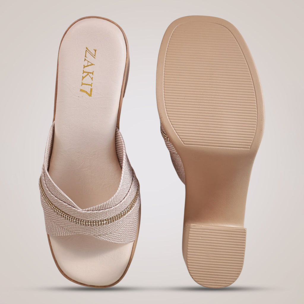 Lyana Platform Heels - Beige
