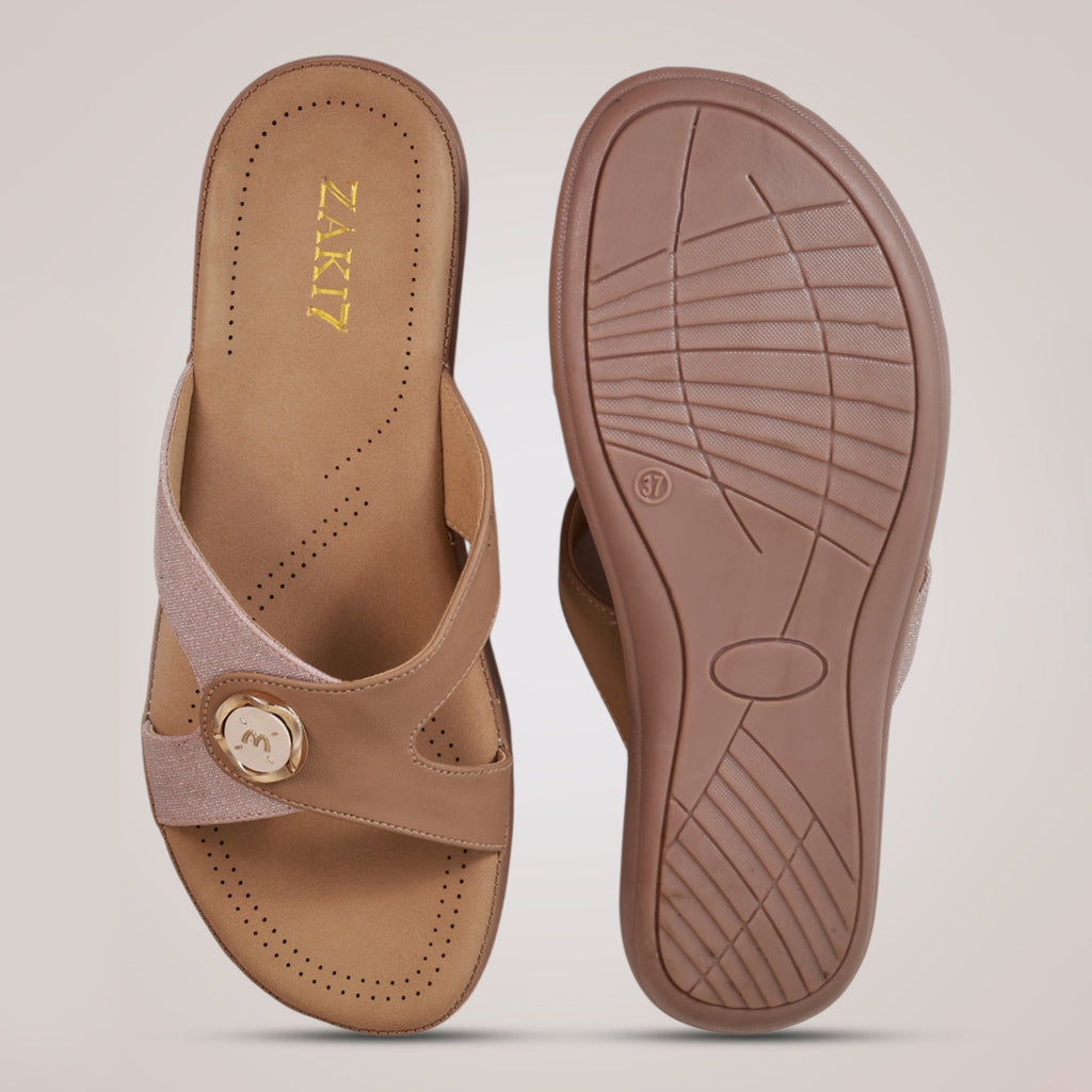 Emy Casual Slides - Beige