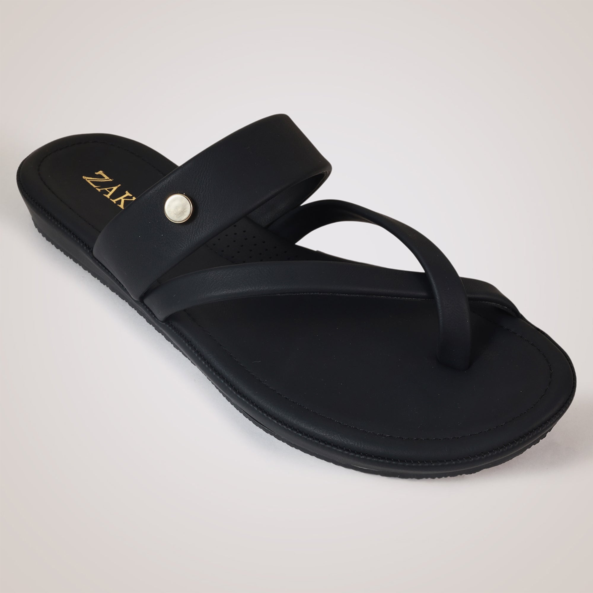 Kloe Comfort Flat Sandals - Black
