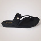Kloe Comfort Flat Sandals - Black