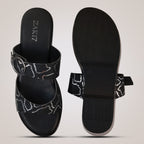 Gracey Wedge Sandals - Black