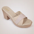 Alyce Platform Heels - Beige