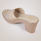 Alyce Platform Heels - Beige