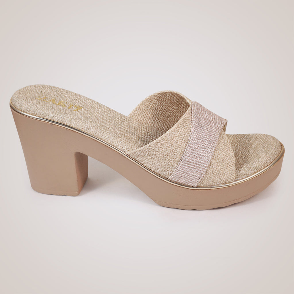 Alyce Platform Heels - Beige