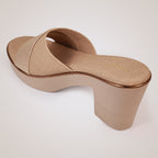 Alyce Platform Heels - Tan