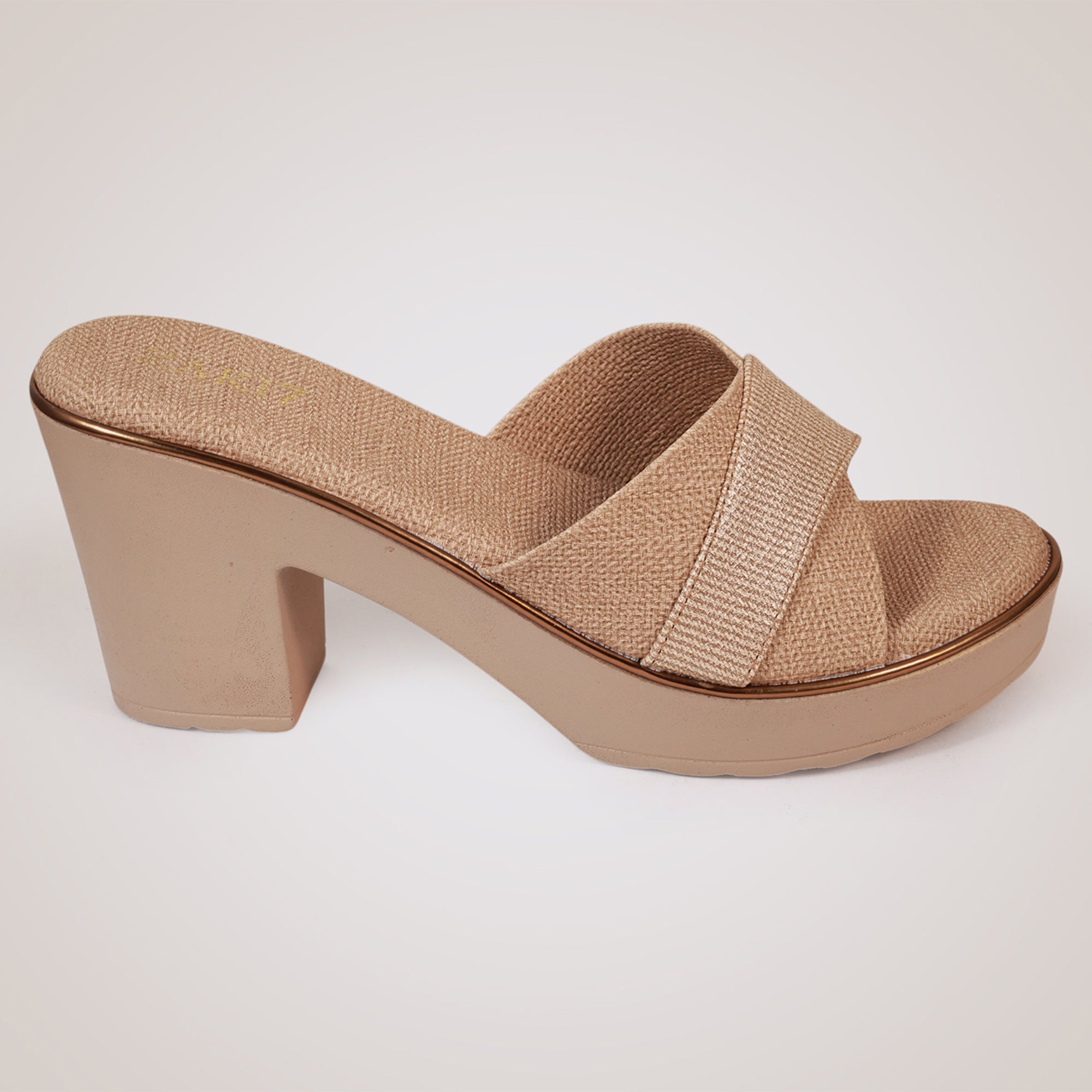 Alyce Platform Heels - Tan