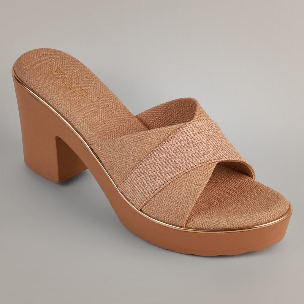 Alyce Platform Heels - Beige