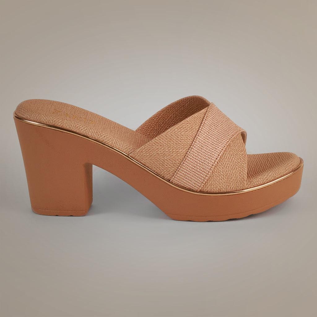Alyce Platform Heels - Beige