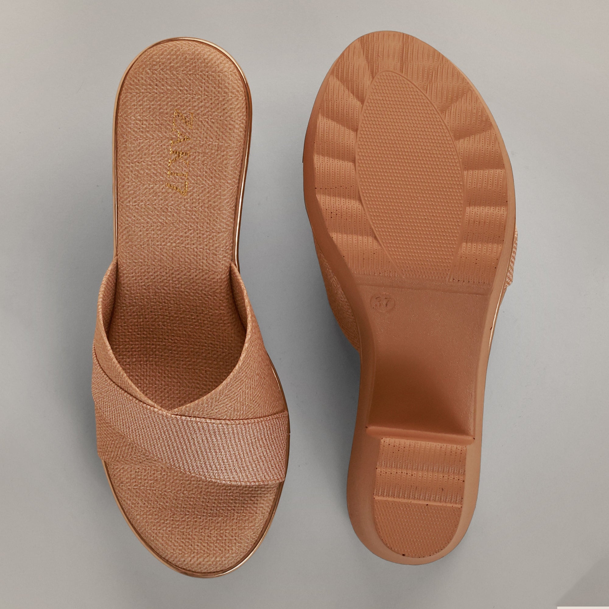 Alyce Platform Heels - Beige