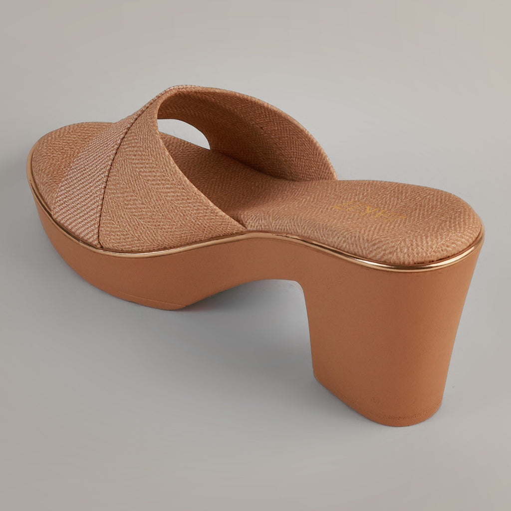 Alyce Platform Heels - Beige