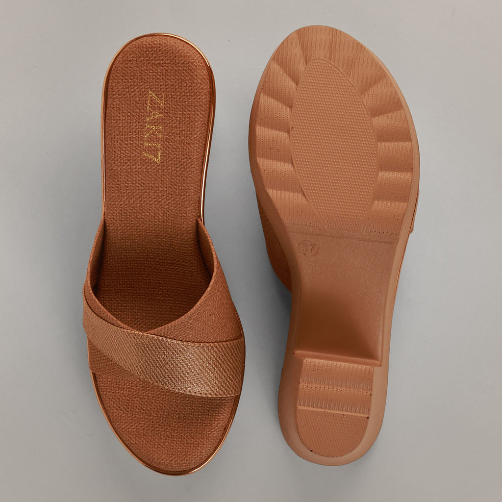 Alyce Platform Heels - Tan