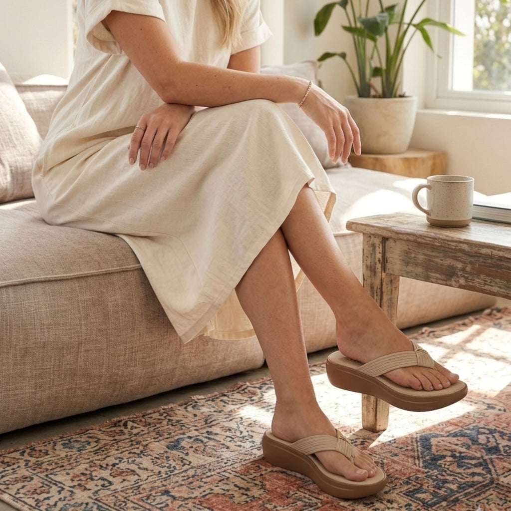 Cary Slip-on Wedges - Offwhite