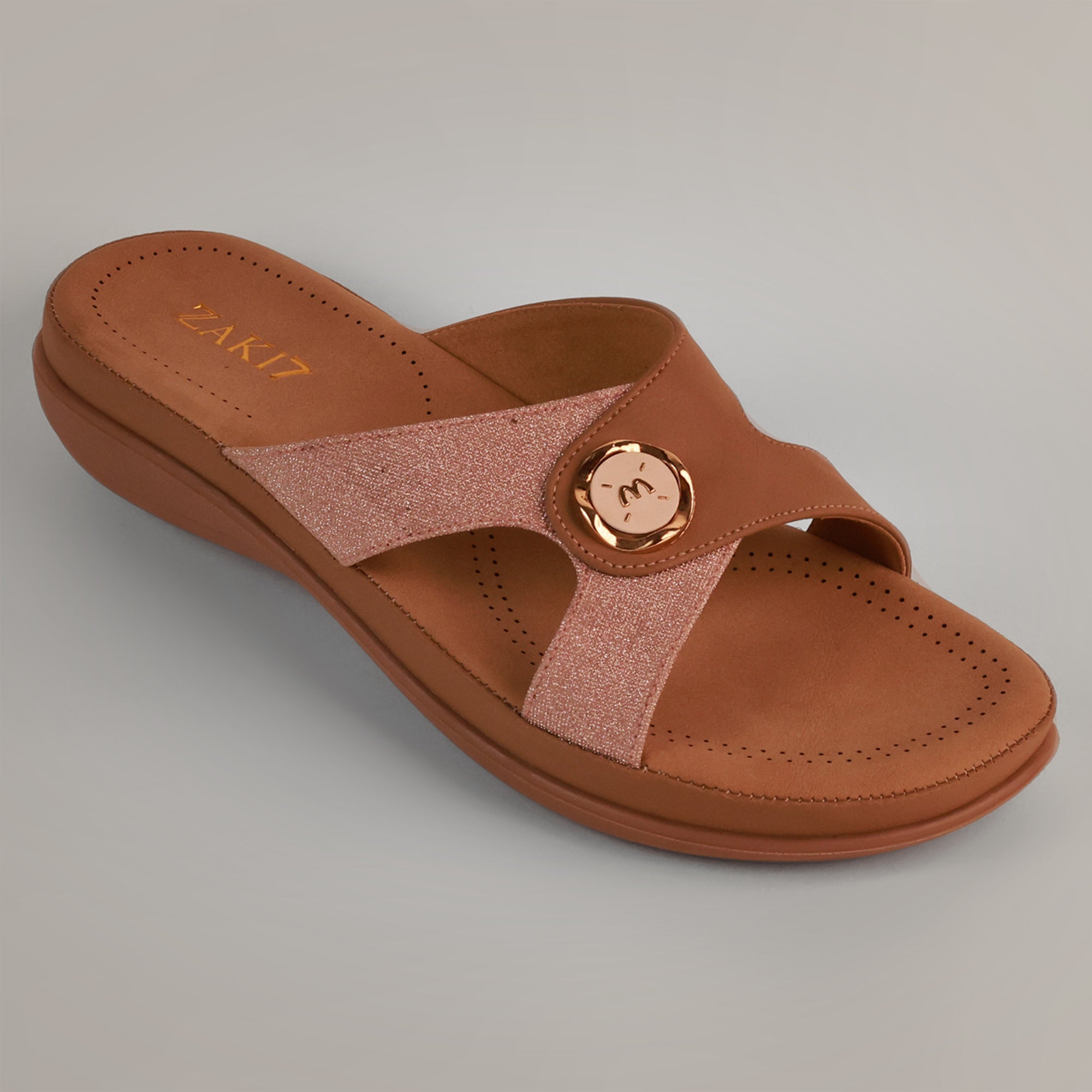 Emy Casual Slides - Tan