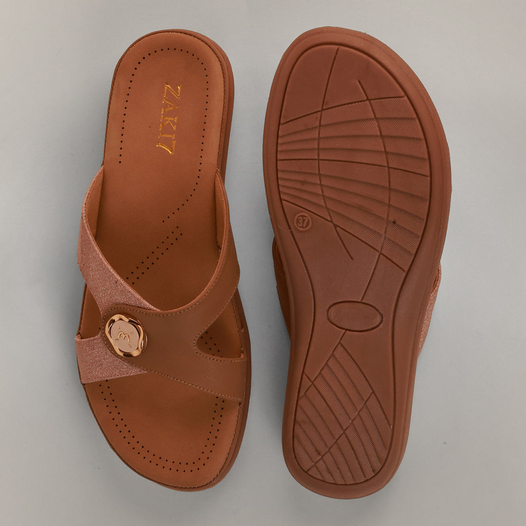 Emy Casual Slides - Tan