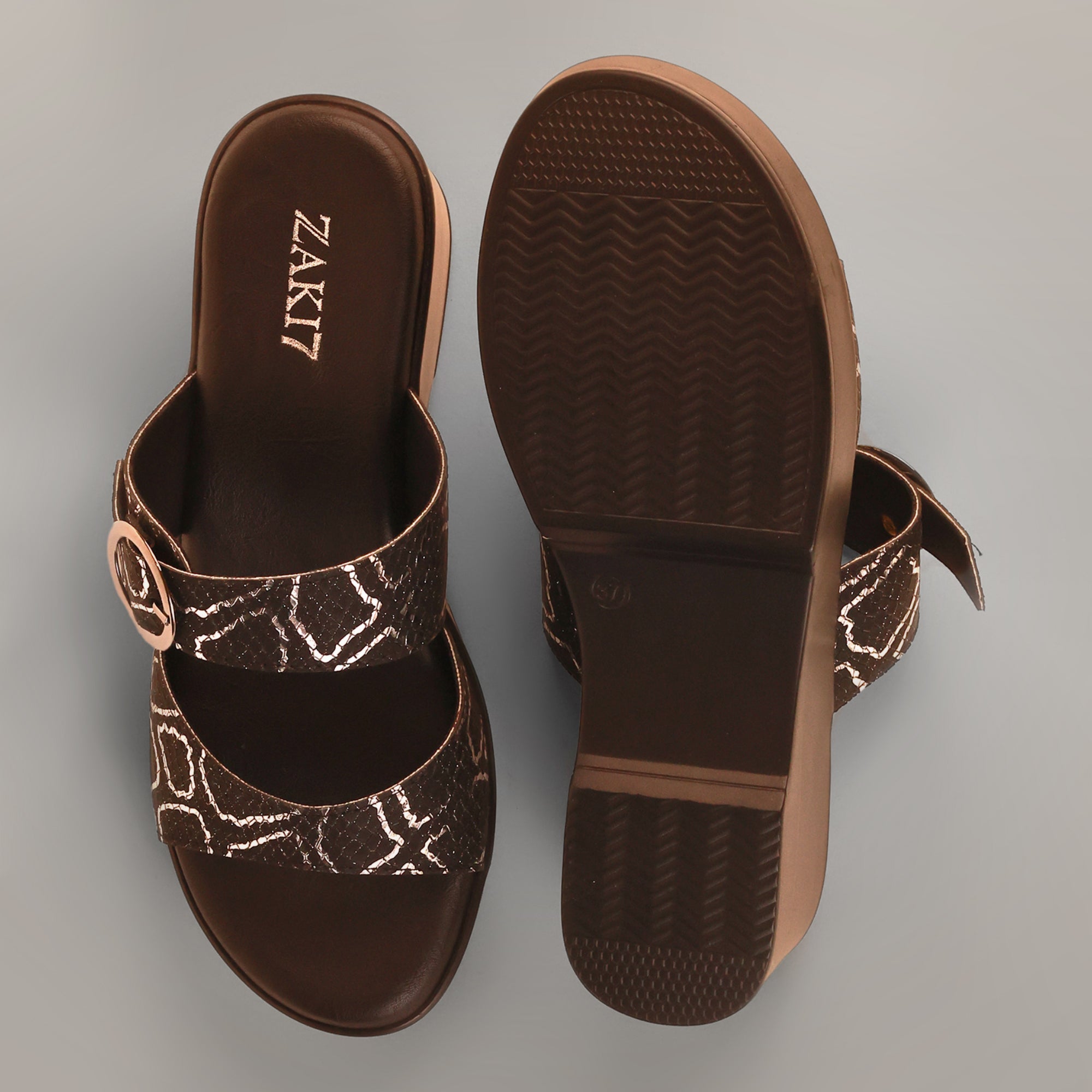 Gracey Wedge Sandals - Dark Chocolate