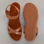 Kady Flat Sandals - Beige