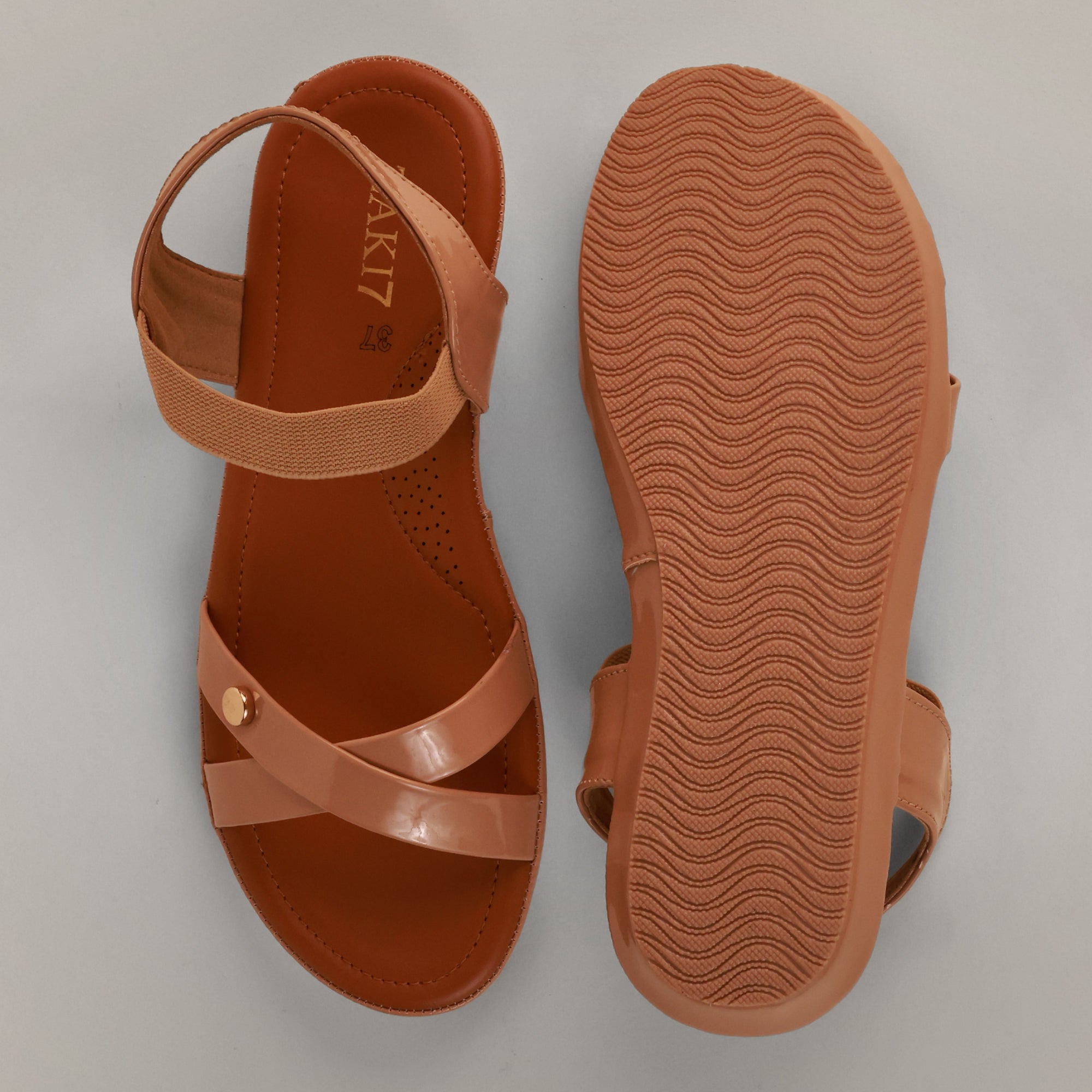 Kady Flat Sandals - Beige