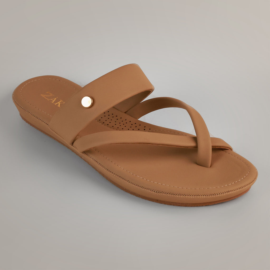Kloe Comfort Flat Sandals - Beige
