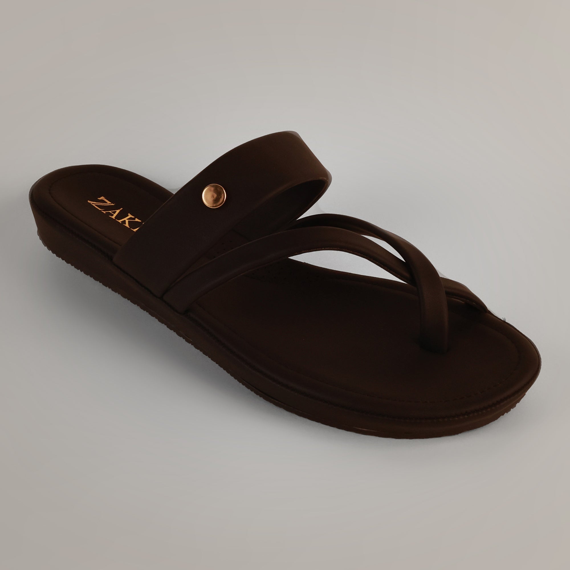 Kloe Comfort Flat Sandals - Dark Chocolate