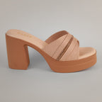 Lyana Platform Heels - Beige