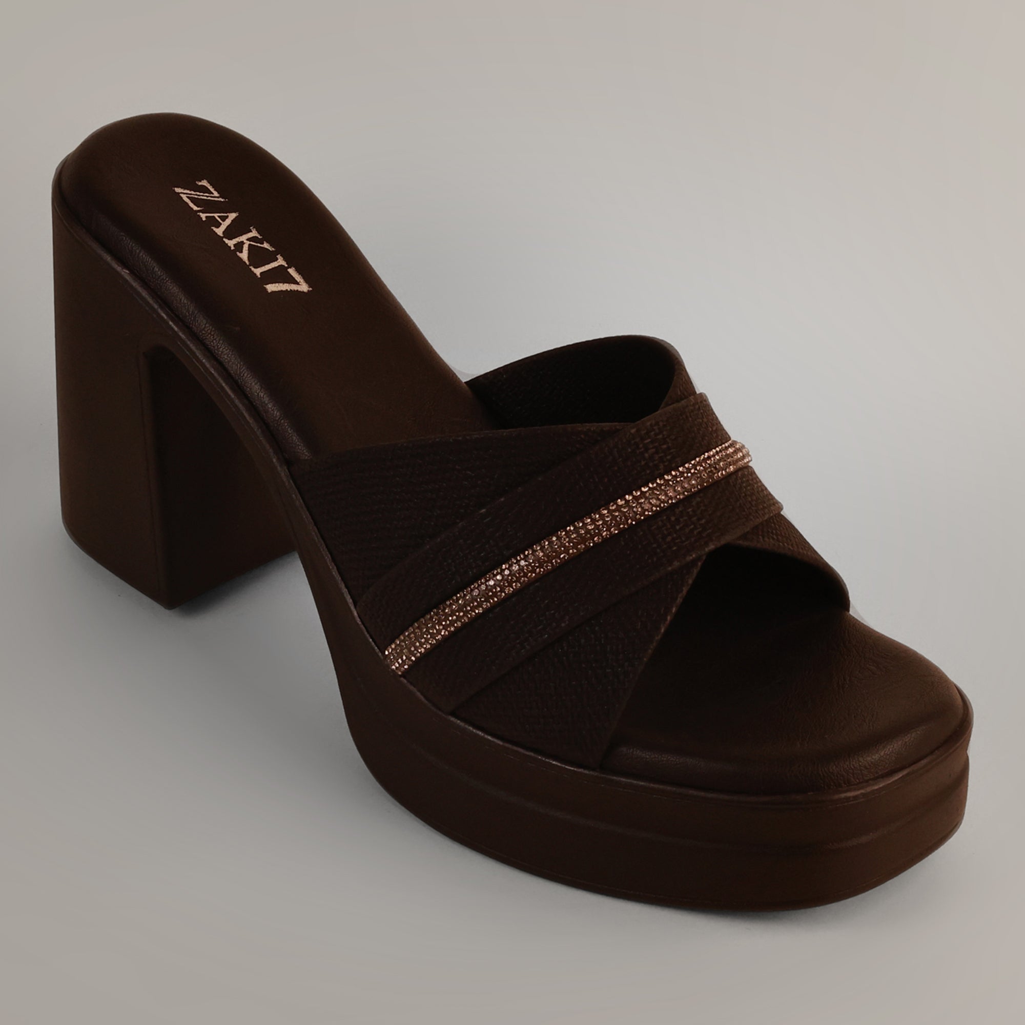 Lyana Platform Heels - Dark Chocolate