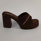 Lyana Platform Heels - Dark Chocolate