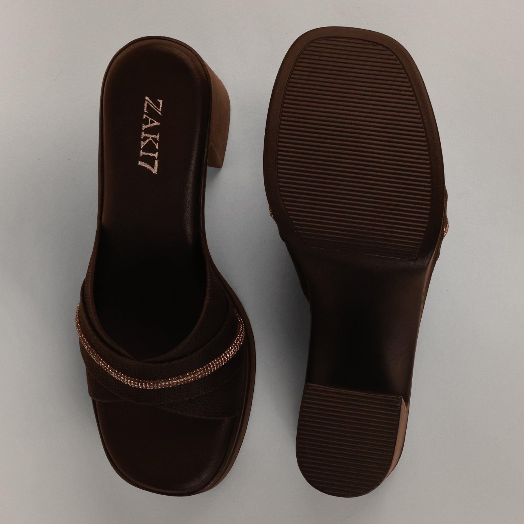 Lyana Platform Heels - Dark Chocolate