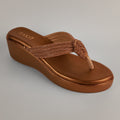 Mytra Platform Wedge Sandals - Antique