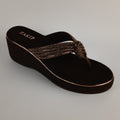 Mytra Platform Wedge Sandals - Black