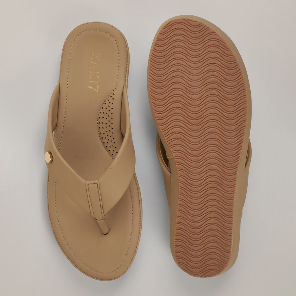 Orlay Thong Flats - Beige
