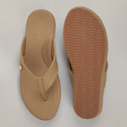 Orlay Thong Flats - Beige