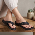 Orlay Thong Flats - Black
