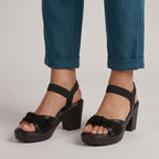 Ramy Platform Block Heel - Black