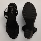 Ramy Platform Block Heel - Black