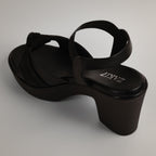 Ramy Platform Block Heel - Black