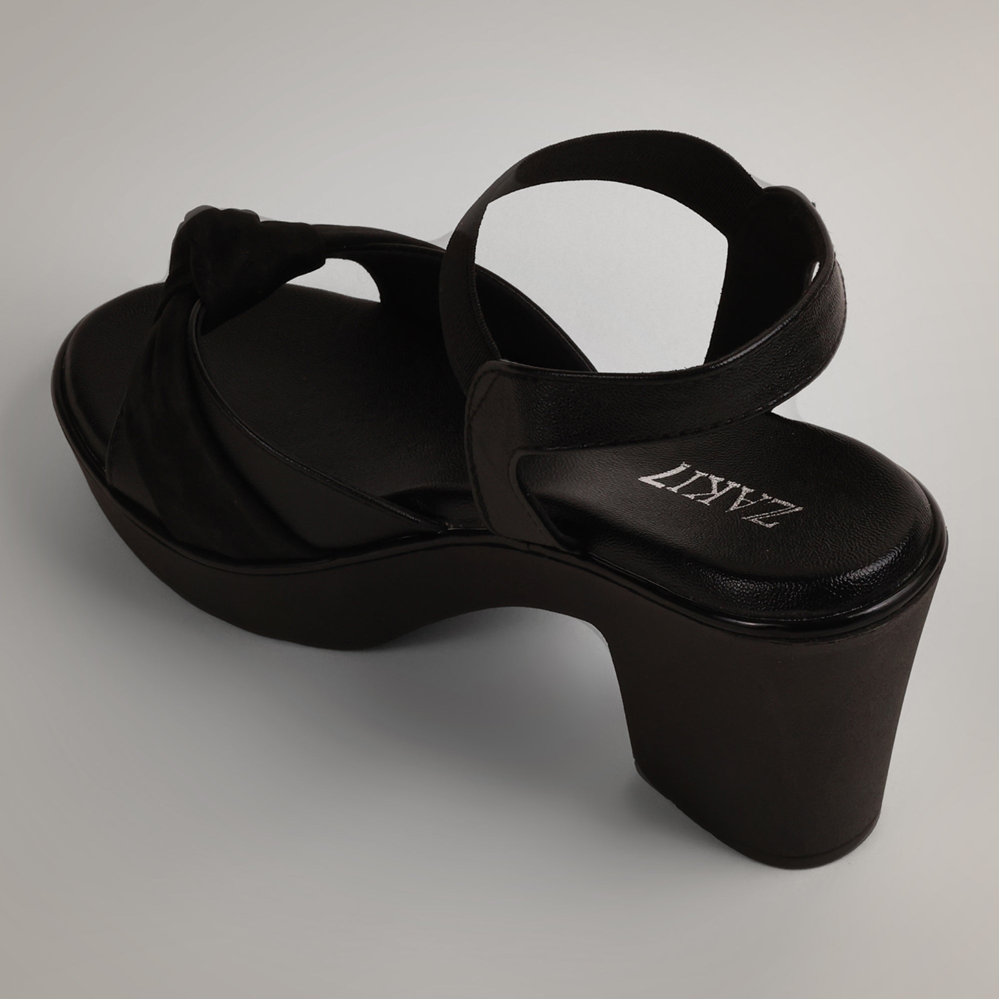 Ramy Platform Block Heel - Black