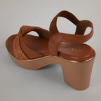 Ramy Platform Block Heel - Tan