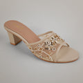 Amyy Heeled Mules - Offwhite